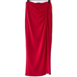 Wild Fable Red Maxi Skirt Size Medium